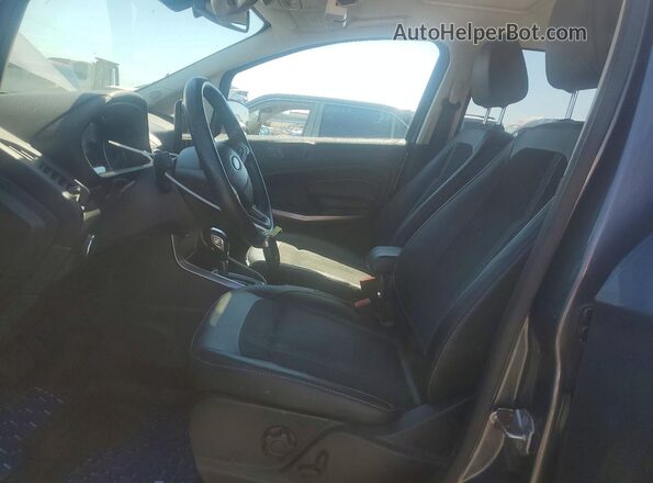 MAJ6S3JL8KC261009 2019 FORD ECOSPORT Gray Вид салону спереду