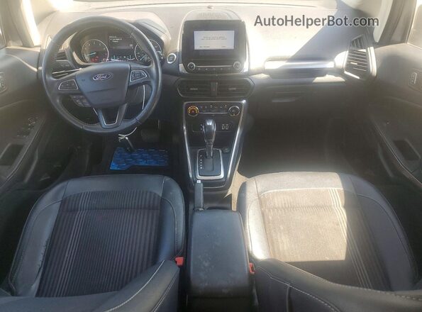 MAJ6S3JL8KC261009 2019 FORD ECOSPORT Gray Вид панелі приладів