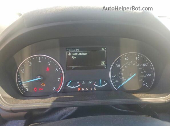 MAJ6S3JL8KC261009 2019 FORD ECOSPORT Gray Вид щитка приладів