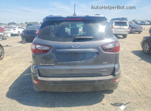 MAJ6S3JL8KC261009 2019 FORD ECOSPORT Gray Вид ззаду