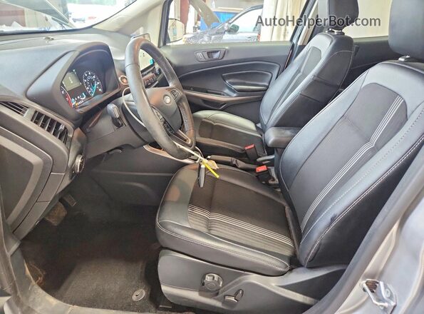 MAJ6S3JL8KC300617 2019 FORD ECOSPORT Silver Vista interior delantera