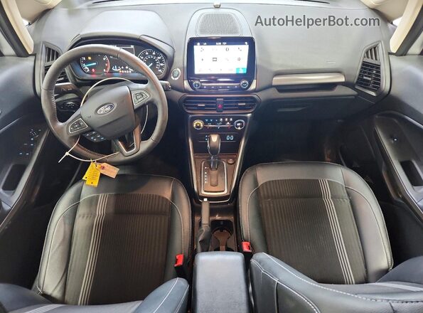 MAJ6S3JL8KC300617 2019 FORD ECOSPORT Silver Vista del salpicadero