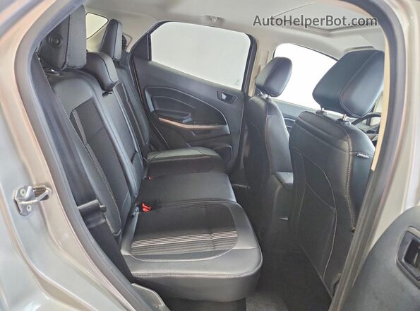 MAJ6S3JL8KC300617 2019 FORD ECOSPORT Silver Vista interior trasera