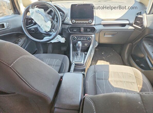 MAJ6S3JL8LC328225 2020 FORD ECOSPORT Black Widok deski rozdzielczej