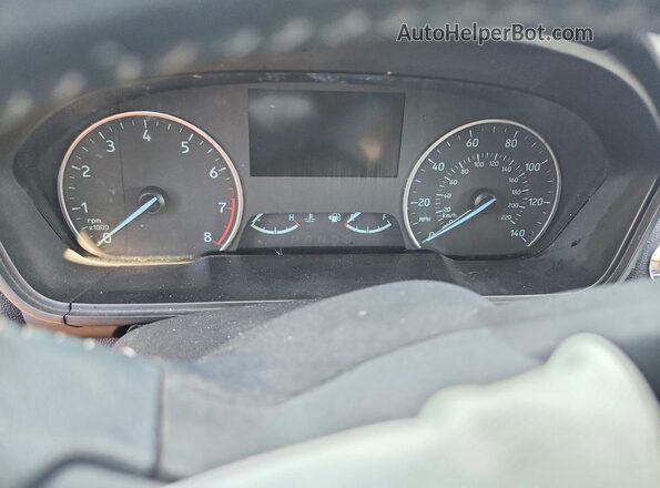 MAJ6S3JL8LC328225 2020 FORD ECOSPORT Black Widok zestawu wskaźników