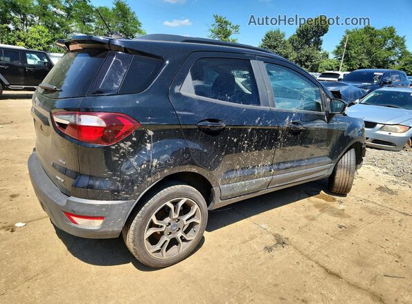 MAJ6S3JL8LC328225 2020 FORD ECOSPORT Black Tył prawy