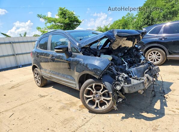 MAJ6S3JL8LC328225 2020 FORD ECOSPORT Black Przód prawy