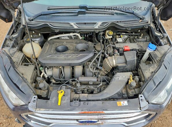 MAJ6S3KL0KC301131 2019 FORD ECOSPORT Gray Widok komory silnika