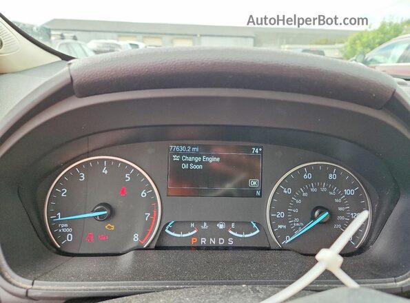 MAJ6S3KL0KC301131 2019 FORD ECOSPORT Gray Widok zestawu wskaźników