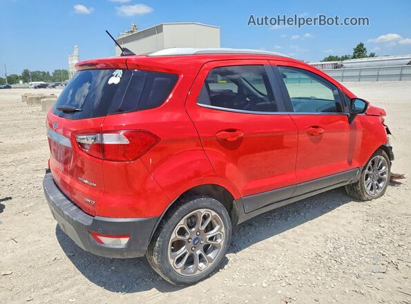 MAJ6S3KL1KC309271 2019 FORD ECOSPORT Красный Задняя правая четверть