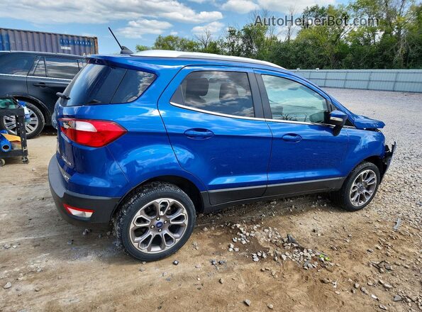 MAJ6S3KL1LC323673 2020 FORD ECOSPORT Blue Задня права чверть