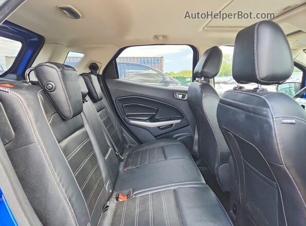 MAJ6S3KL1LC323673 2020 FORD ECOSPORT Blue Вид задньої частини салону