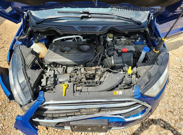 MAJ6S3KL1LC323673 2020 FORD ECOSPORT Blue Вид підкапотного простору