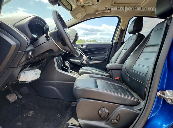 MAJ6S3KL1LC323673 2020 FORD ECOSPORT Blue Вид салону спереду