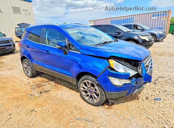 MAJ6S3KL1LC323673 2020 FORD ECOSPORT Blue Передня права чверть