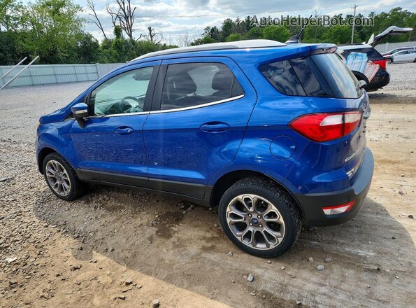 MAJ6S3KL1LC323673 2020 FORD ECOSPORT Blue Задня ліва чверть