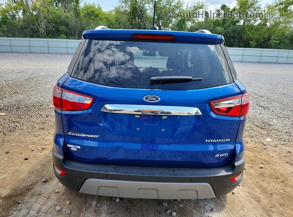 MAJ6S3KL1LC323673 2020 FORD ECOSPORT Blue Вид ззаду