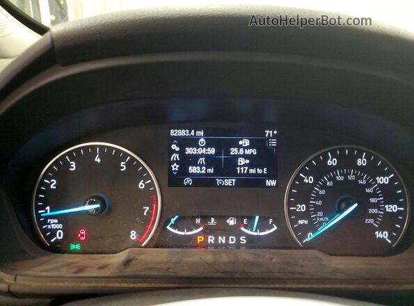 MAJ6S3KL1LC328503 2020 FORD ECOSPORT Silver ხელსაწყოთა პანელის ხედი