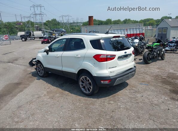 MAJ6S3KL3KC285152 2019 FORD ECOSPORT Белый Задняя левая четверть