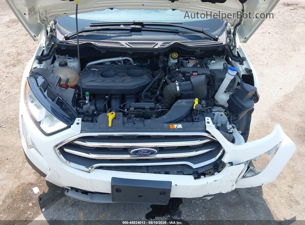 MAJ6S3KL3KC285152 2019 FORD ECOSPORT Белый Вид сзади