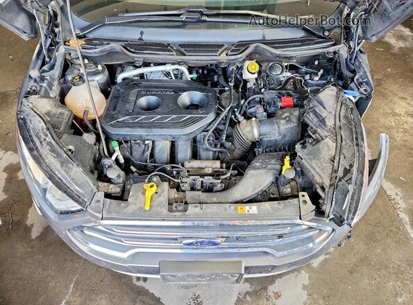 MAJ6S3KL5KC306485 2019 FORD ECOSPORT Gray უკანა სალონის ხედი