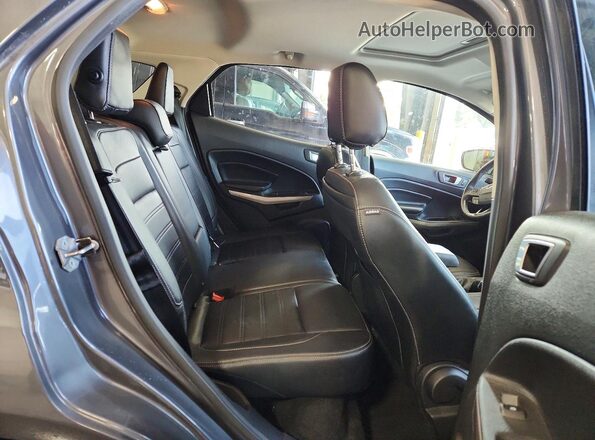 MAJ6S3KL5KC306485 2019 FORD ECOSPORT Gray უკანა სავარძლების ხედი