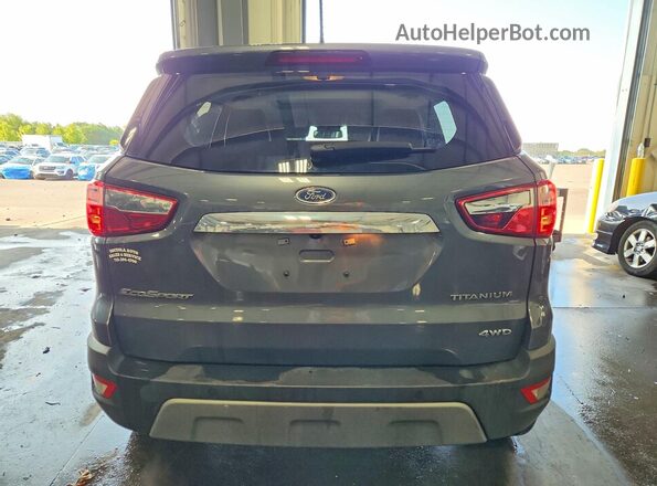 MAJ6S3KL5KC306485 2019 FORD ECOSPORT Gray უკანა ხედი