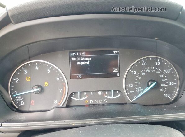 MAJ6S3KL5LC391538 2020 FORD ECOSPORT Black Սարքավորումների վահանակի տեսք