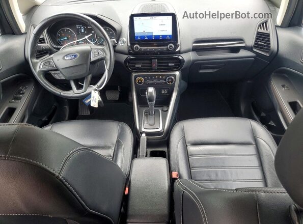 MAJ6S3KL5LC391538 2020 FORD ECOSPORT Black Առջևի վահանակի տեսք