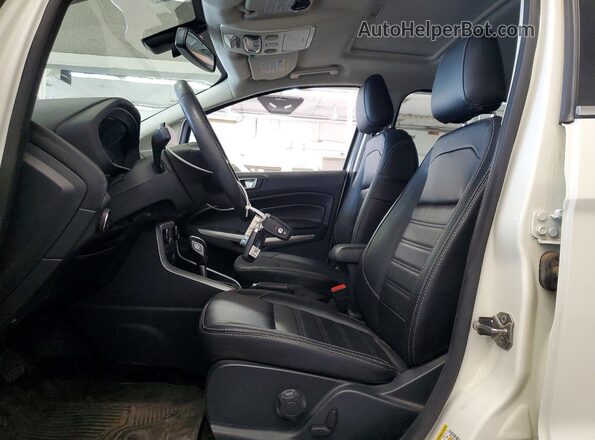 MAJ6S3KL5MC452811 2021 FORD ECOSPORT White Widok wnętrza z przodu