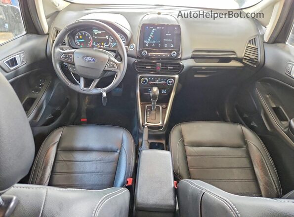 MAJ6S3KL6KC259242 2019 FORD ECOSPORT Black Առջևի վահանակի տեսք