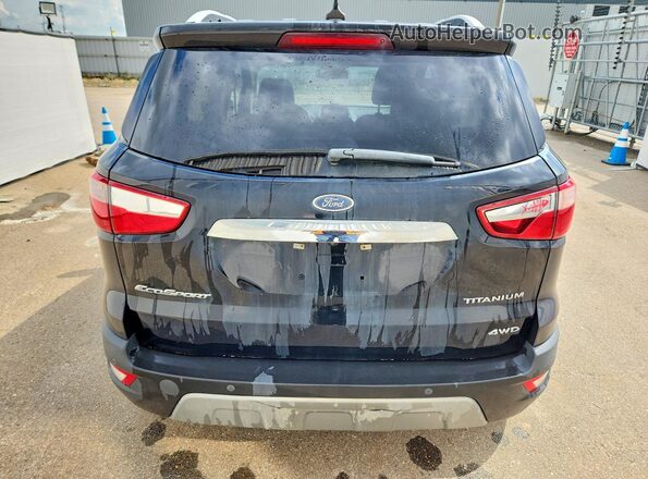 MAJ6S3KL6KC259242 2019 FORD ECOSPORT Black Հետևի տեսք