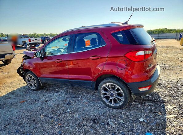 MAJ6S3KL6KC304776 2019 FORD ECOSPORT Burgundy Задня ліва чверть