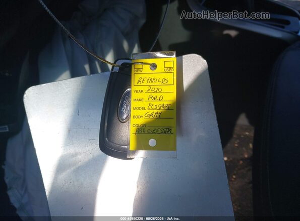 MAJ6S3KL6LC362548 2020 FORD ECOSPORT Blue წინა პანელის ხედი