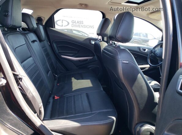 MAJ6S3KL6LC363196 2020 FORD ECOSPORT Черный Вид задних сидений