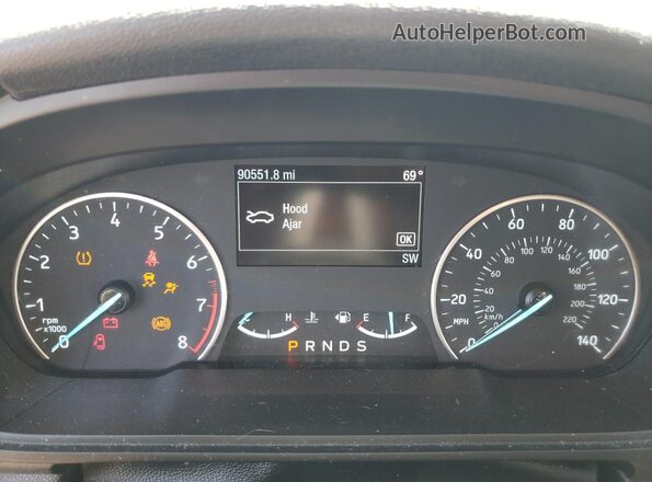 MAJ6S3KL6LC363196 2020 FORD ECOSPORT Черный Вид щитка приборов