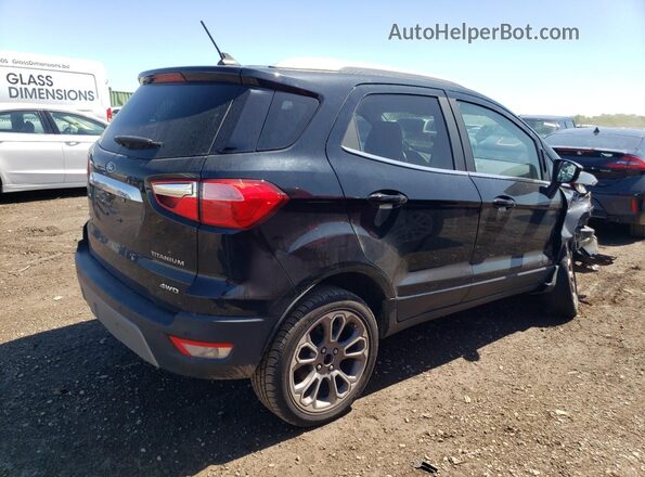 MAJ6S3KL6LC363196 2020 FORD ECOSPORT Черный Задняя правая четверть