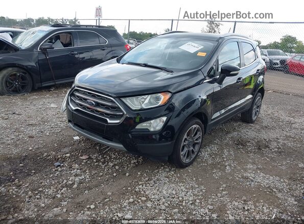 MAJ6S3KL8LC331205 2020 FORD ECOSPORT Black Առջևի ձախ երեք քառորդ տեսարան