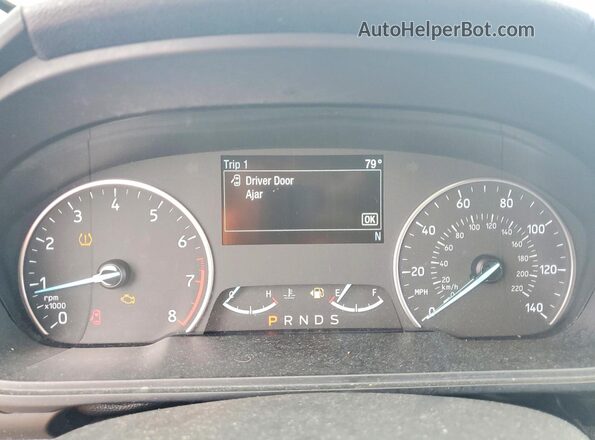 MAJ6S3KL8LC345718 2020 FORD ECOSPORT Gray Вид щитка приладів