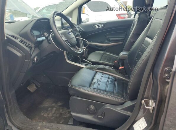 MAJ6S3KL8LC345718 2020 FORD ECOSPORT Gray Вид салону спереду
