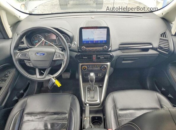 MAJ6S3KL8LC345718 2020 FORD ECOSPORT Gray Вид панелі приладів