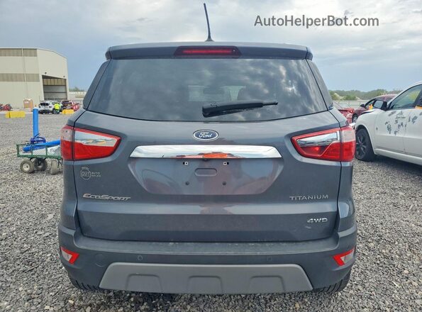 MAJ6S3KL8LC345718 2020 FORD ECOSPORT Gray Вид ззаду