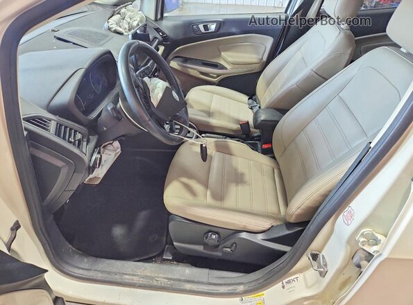 MAJ6S3KL9MC407371 2021 FORD ECOSPORT White Вид салону спереду