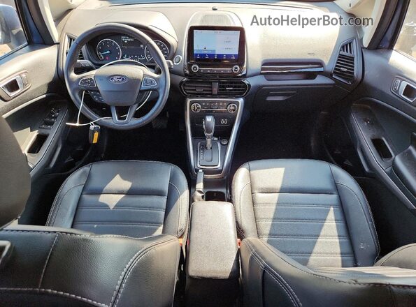 MAJ6S3KL9NC468513 2022 FORD ECOSPORT Blue Widok deski rozdzielczej
