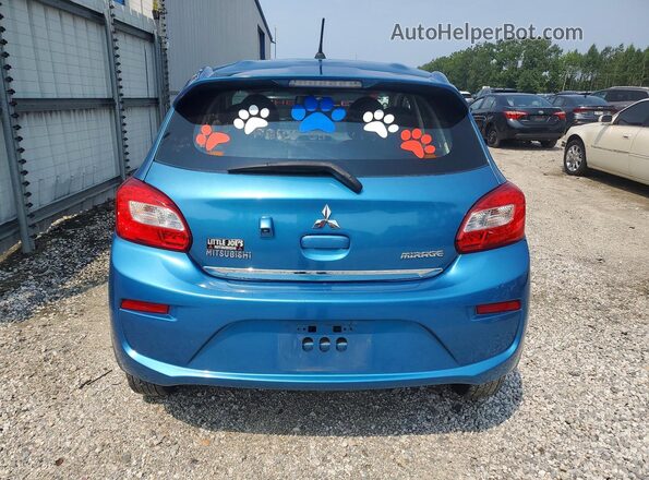 ML32A3HJ0KH002679 2019 MITSUBISHI MIRAGE Blue Vista trasera