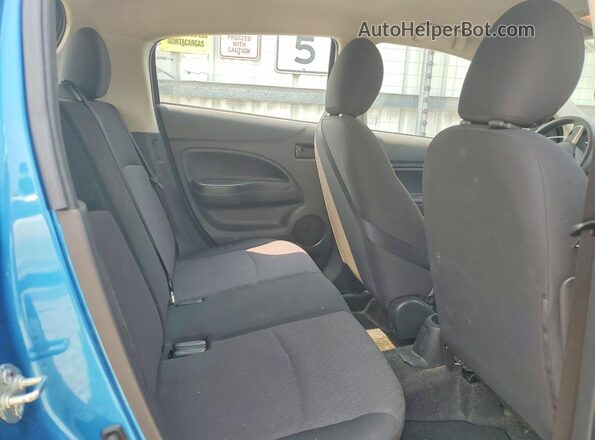 ML32A3HJ0KH002679 2019 MITSUBISHI MIRAGE Blue Vista de los asientos traseros