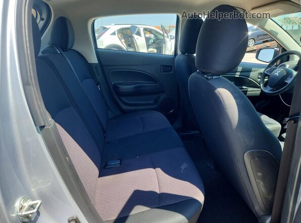 ML32A3HJ0LH008581 2020 MITSUBISHI MIRAGE Silver უკანა სავარძლების ხედი