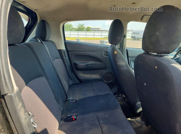 ML32A3HJ1HH013960 2017 MITSUBISHI MIRAGE Black Widok tylnych siedzeń