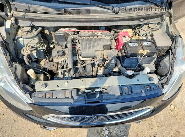 ML32A3HJ1HH013960 2017 MITSUBISHI MIRAGE Black Widok wnętrza z tyłu