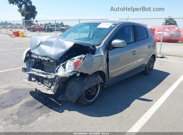 ML32A3HJ1HH017247 2017 MITSUBISHI MIRAGE Gray წინა მარცხენა ხედი სამი მეოთხედიდან